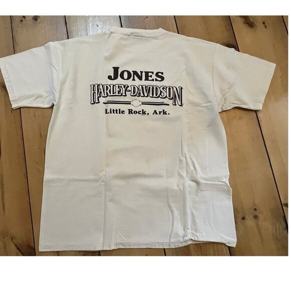 Vintage 1998 Harley Davidson Men's T-shirt. Jones Little Rock Arkansas XL. thick - Picture 2 of 6